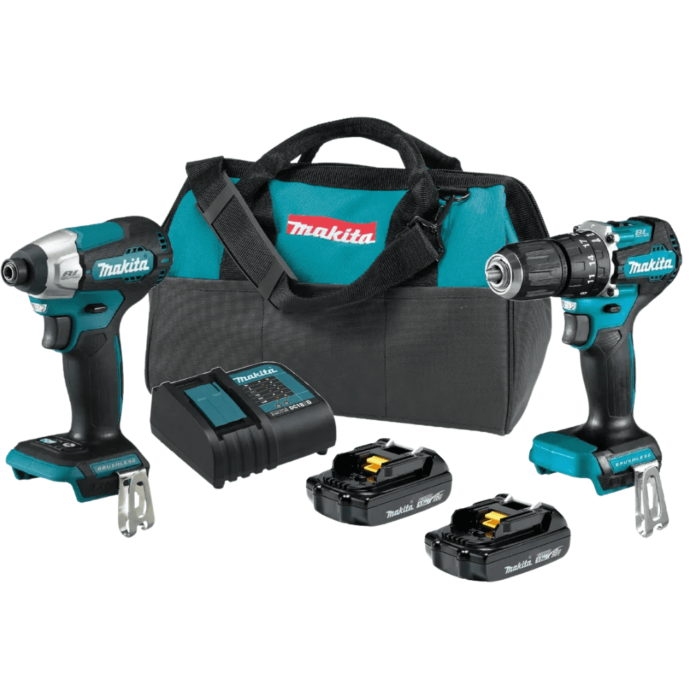 Makita - Kit Taladro Percutor + Atornillador Impac 18v Dlx2414