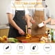 thumbnail image 2 of Delantal de chef Tosewever de lona con parte trasera cruzada y correas ajustables, 2 of 7