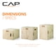 thumbnail image 4 of Caja pliométrica de madera 3 en 1 CAP Barbell 60 x 50 x 40 cm, 4 of 8