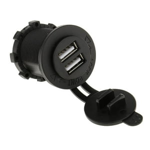 Genérico - 12V 4.2A Enchufe De Cargador Usb Dual Para Motocicleta Barco Coche