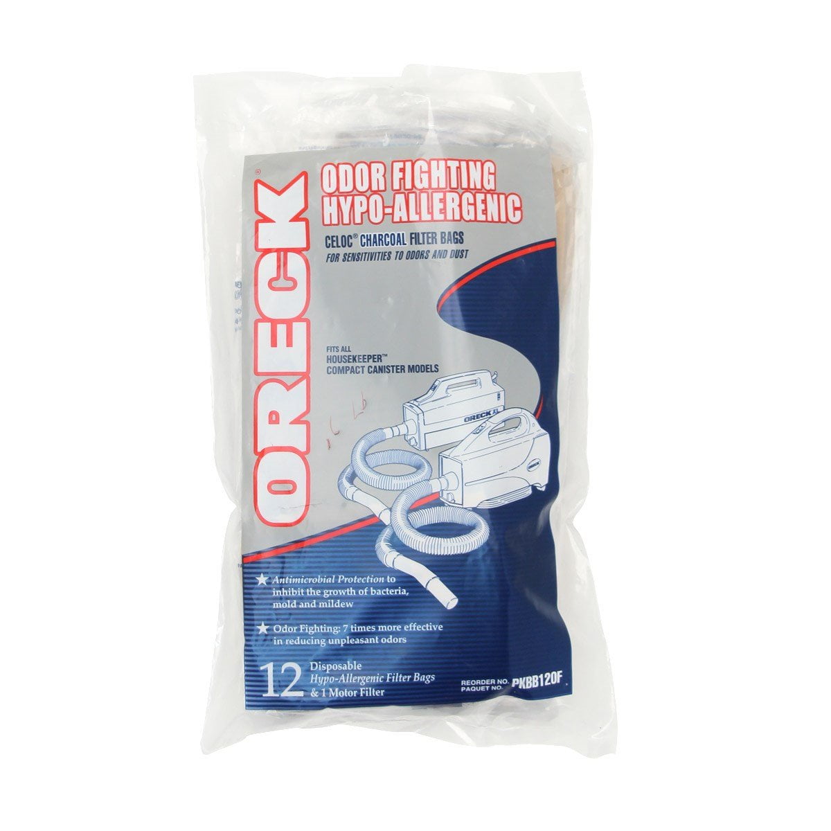 Bolsas De Repuesto Para Aspiradora Oreck Odor Fighting Pkbb12of