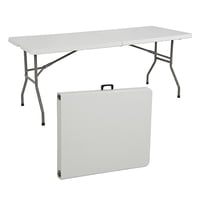 Importclick - Mesa Maleta Plegable 180 Cm Camping