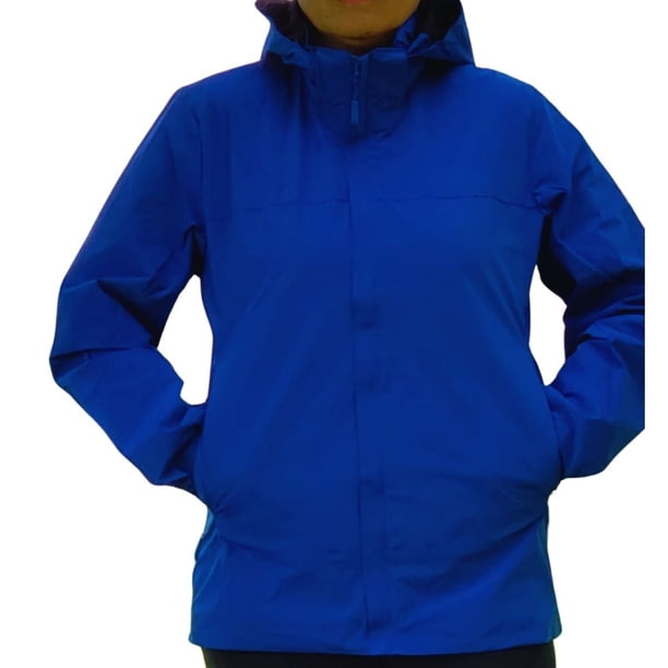 Chaqueta Hombre 100% Impermeable Cierre Con Gorro H81