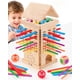 thumbnail image 1 of Juego De Mesa Montessori De Madera Juguete De Motricidad Fina, 1 of 8