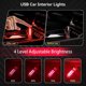 thumbnail image 3 of Luz nocturna USB UBAPEV Pack de 4 unidades regulable RGB para coche, 3 of 7