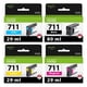 thumbnail image 1 of Cartuchos de tinta LOMENTICS 711XL 80 ml/29 ml (paquete de 4), 1 of 6