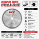 thumbnail image 2 of Disco De Sierra Circular 7 1/4 Pulgadas 185mm 60 Dientes Dck, 2 of 3
