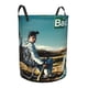 thumbnail image 2 of Breaking Bad Cesta de lavandería de gran capacidad redonda con asa, bolsa para ropa sucia plegable, almacenamiento para dormitorio, baño y lavadero 44x35 cm, 2 of 6