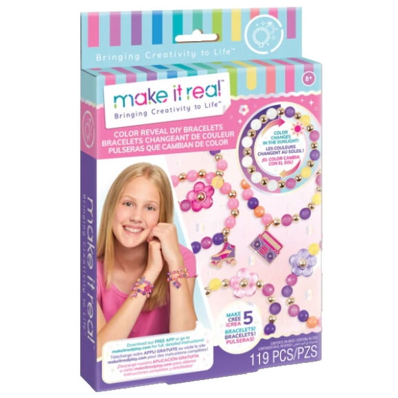 Make it Real Pulseras que Cambian de Color 119 Piezas