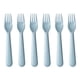 thumbnail image 1 of 6pcs Kids Plastic Forks Attractive Nordic Macaroons BPA Free Utensils, For 1-12 Years Old Baby And Children, 1 of 5