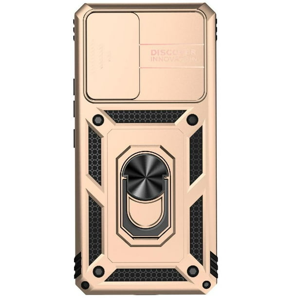 Estuche GANGXUN para Samsung Galaxy A72 4G/5G, soporte giratorio 360°, estilo mecánico y magnético