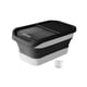 thumbnail image 4 of Contenedor De Almacenamiento De Comida Para Perros Y Gatos, Dispensador A Prueba De Fugas, Caja De Arroz De Lata Sellada De 10 Kg, Negro, 4 of 5