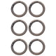 thumbnail image 2 of 6 Anillos O De Puerta De Resorte De 32 Mm Para Llaveros, Correa Para Bolso, Artesanía, Bronce Rojo, 2 of 5