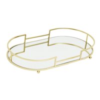 Bothyi - Bandeja Organizadora De Maquillaje, Bandeja Decorativa De Tocador Para Regalo, Para Encimera De Té, Escritorio, Tamaño A