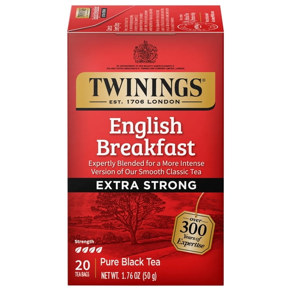 Té Twinings English Breakfast Extra Fuerte 20 bolsitas