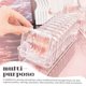 thumbnail image 5 of Cajas de uñas YOSMAKIY 30 uds 7,5 × 7,5 cm transparentes con cinta adhesiva, 5 of 6