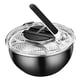 thumbnail image 4 of Spinner Rápido Para Ensalada De Acero Inoxidable Para Verduras, Ensaladas, Frutas, 4 of 5