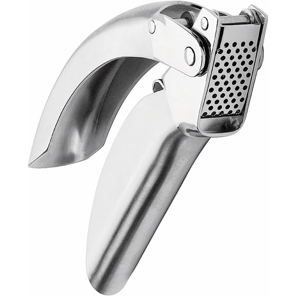 Kuhn Rikon Epicurean Garlic Press de acero inoxidable, 6,5 x 1