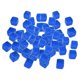 thumbnail image 3 of 100 Uds. Juegos De Mesa De Cubo De Dados Coloridos De 10mm Para Juguetes De Fiesta KTV Azul, 3 of 5