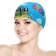 thumbnail image 5 of Canciones infantiles Gorro de Natación de Licra, Gorro de Baño de Tela Cómoda, Gorro Elástico Antideslizante para Hombres, Mujeres y Niños, 5 of 6