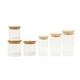 thumbnail image 1 of Set 6 Frascos Hermeticos Mini Snacks Vidrio Con Tapa Bambu, 1 of 3