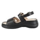 thumbnail image 3 of Sandalia Confort Ajustable Demir Negro Passer, 3 of 7