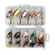 thumbnail image 5 of 10 Señuelos de Pesca Spinnerbait Señuelos de Metal Duro en Línea Spinnerbaits con Caja de Aparejos Señuelos de Trucha Surtidos para Salmón Walleye Bas Estilo A, 5 of 5