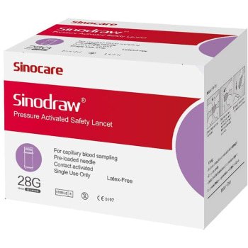 Lancetas SINOCARE Smart (50 Unidades)