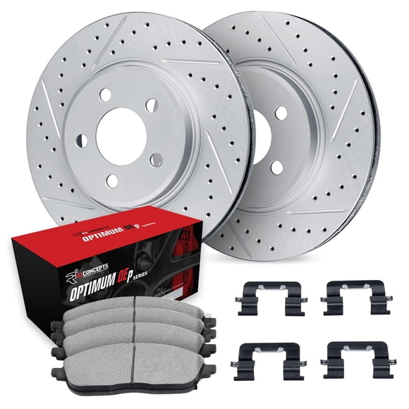 Kit de frenos R1 Concepts delantero para Subaru Legacy, Outback 2001