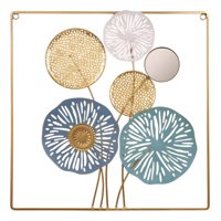 Genérico - Decoración Pared Espejo Metal Moderno Exquisito Adorno Jhn