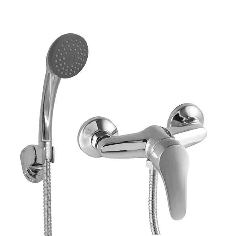 Monomando Ducha Memphis 1 Pieza Latón Plumber Cromo