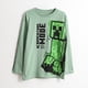 thumbnail image 1 of Polera Manga Larga Niño Adventure Mode Verde Minecraft, 1 of 3
