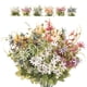 thumbnail image 1 of Flores artificiales con forma de flor silvestre con forma de margarita de seda, 6 unidades, 1 of 7