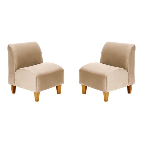 Bodevir - Set Poltrona Soft 1C Felpa 04 Beige