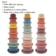 thumbnail image 3 of Baby Silicone Hourglass Stacking Cup, Montessori Educational Toy, Intelligence Gift Toys Stacking Ring Tower Toy For Infant Bath Play, 3 of 4