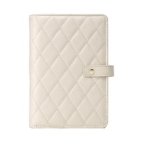 Xusx111 - Viaje Joyería Organizador Caso, Joyería Almacenamiento Libro Anillo Ligador Con Cremallera Transparente Bolsas De Joyería Bolsas Para Anillos, Collar, Pendientes-Crema Blanco (Bolsa Cebolla)