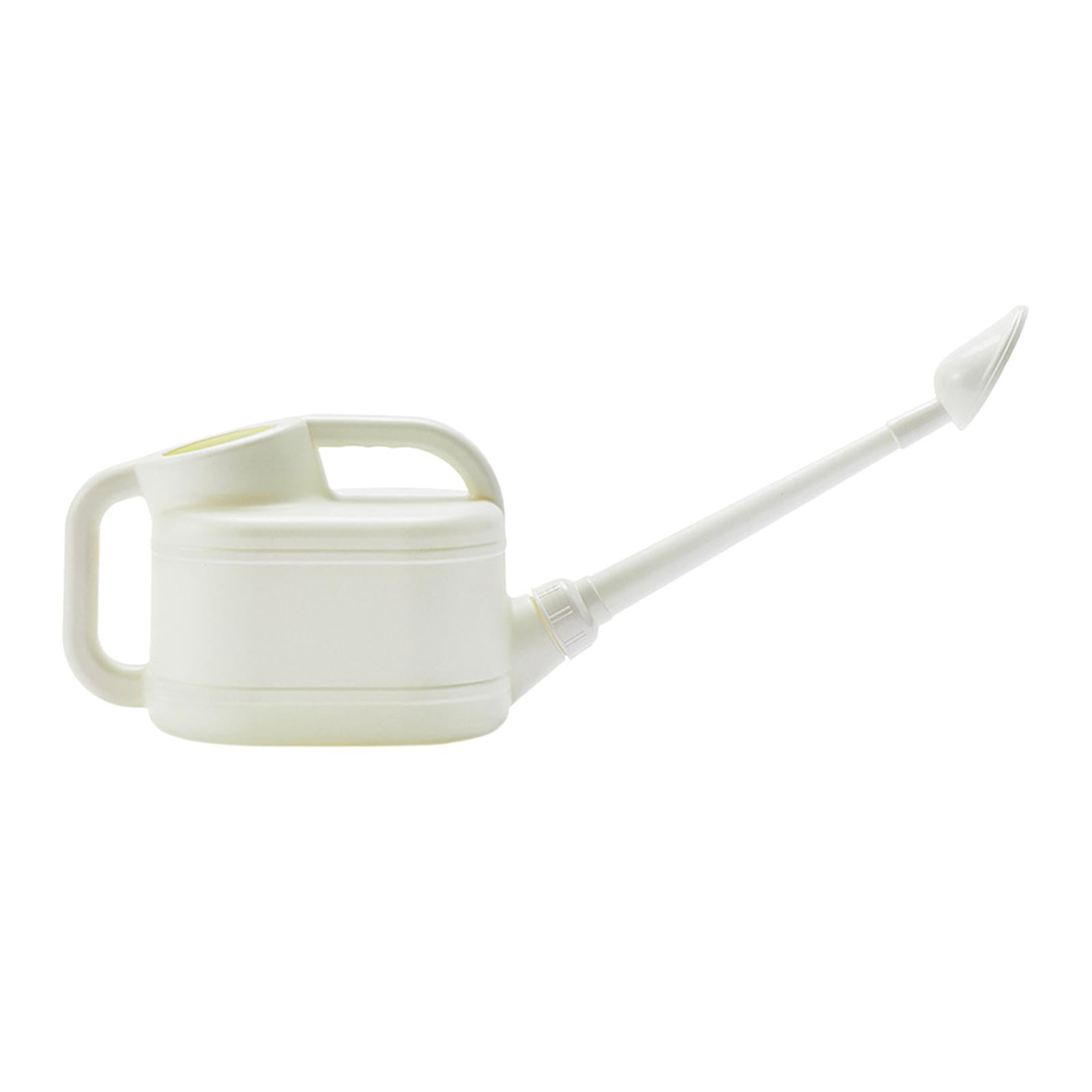 Magideal - Regadera Grande De 4 L De Largo, Regadera Moderna Duradera Para De Interior, Bonsái De Flores Para Interiores Y Exteriores, Maceta De Jardín , Blanco