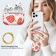 thumbnail image 2 of Estuche DHILKCY para AirPods Pro 3 con diseño de fresa y llavero, 2 of 6