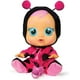 thumbnail image 1 of Cry Babies Lady The Ladybug Doll, Negro/Magenta, 1 of 2