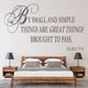 thumbnail image 2 of Decomural Small And Simple Things Bible Verse WS-17313, 2 of 2