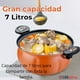 thumbnail image 3 of Olla De Micro Presión De Calabaza Antiadherente 7 Litros  Color Naranja, 3 of 11