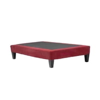 Cabsur - Base Cama Europea Max 1 Plaza Rojo