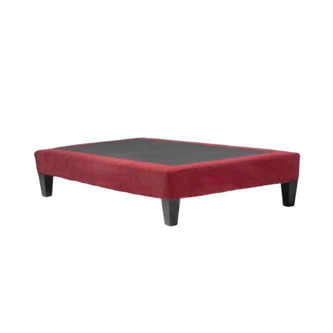 Cabsur - Base Cama Europea Max 1 Plaza Rojo