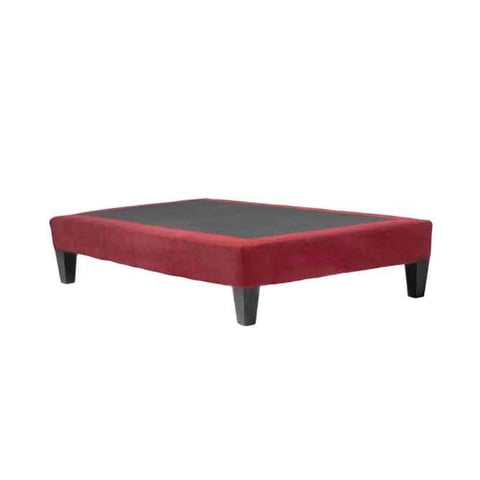 Cabsur - Base Cama Europea Max 1 Plaza Rojo