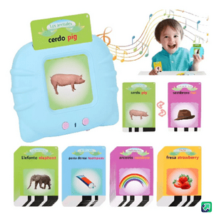 Genérico - Juguetes Aprendizaje Español Tarjetas Niños 224 Palabras