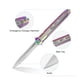 thumbnail image 5 of Navaja Asistido IRIDISCENTE CON punta romple cristal RAINBOW edge, 5 of 6