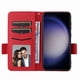 thumbnail image 4 of Funda Cartera para Samsung Galaxy S24 FE Tapa Flip con Ranuras y Soporte Rojo, 4 of 5