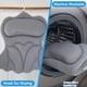 thumbnail image 4 of Almohada De Baño Para Bañera Con 6 Ventosas Antideslizantes Color Gris, 4 of 6