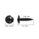 thumbnail image 2 of Tornillos para madera Wensilon #8 × 1 con cabeza de celosía negra de óxido de zinc (250), 2 of 6