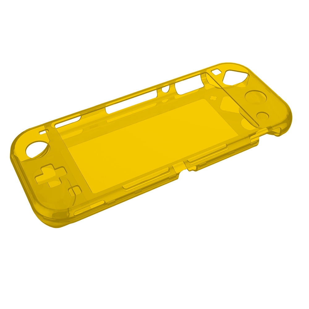 Funda Aaronmei Clear Hard Case Nintendo Switch Lite Amarillo Transparente
